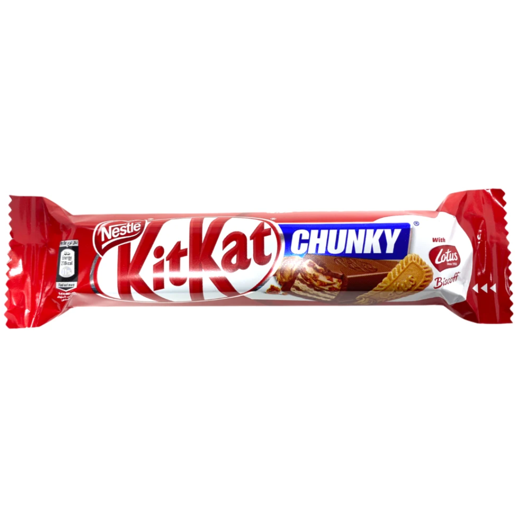 Kit Kat Chunky Biscoff 40.5g – Rainbow Sweets Ltd